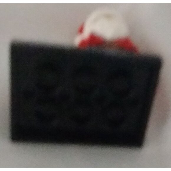 Lego Santa Claus Minifigure With Candy Cane Print & Display Stand - Picture 5 of 8